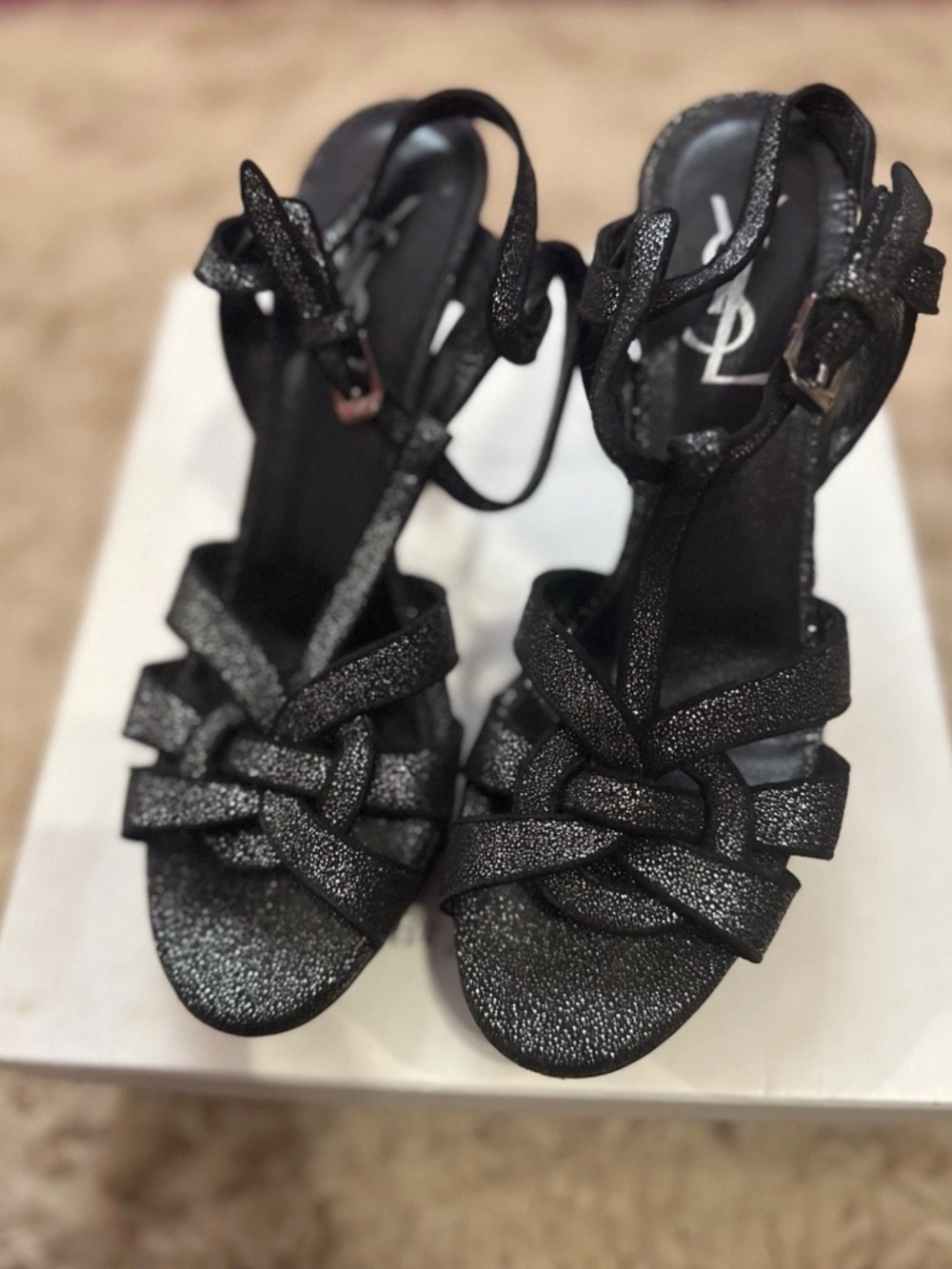 Saint Laurent tribute sandal 37 - Picture 1 of 11